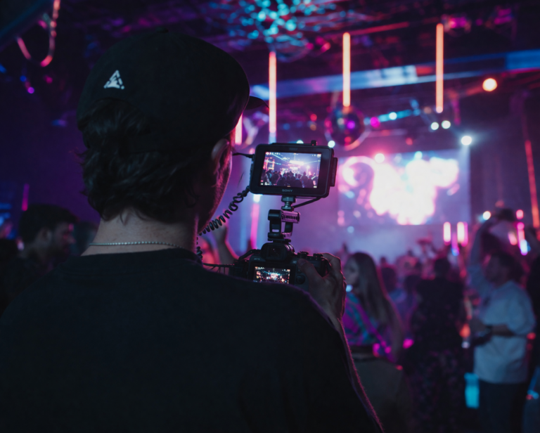 Photos descriptif d'un tournage événementiel